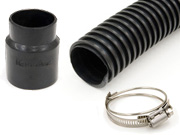 TACヘランダクト 38mm+ヘランダクトカフス 黒+SYバンド 鉄